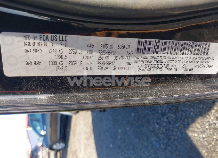 Photo 9 of 2016 Dodge Journey SE (VIN 3C4PDCAB5GT247080)