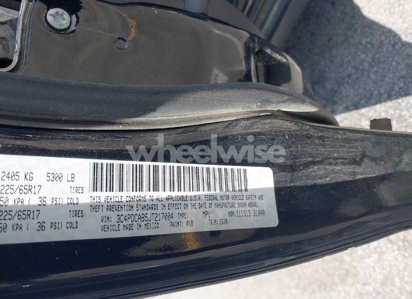 Photo 9 of 2018 Dodge Journey SE (VIN 3C4PDCAB5JT217004)