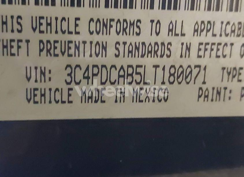 Photo 9 of 2020 Dodge Journey SE VALUE (VIN 3C4PDCAB5LT180071)