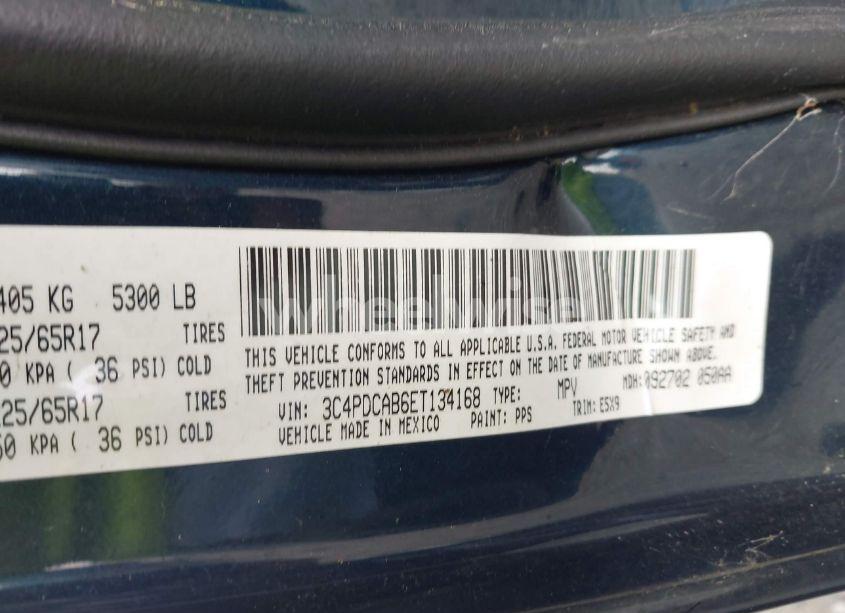 Photo 9 of 2014 Dodge Journey SE (VIN 3C4PDCAB6ET134168)