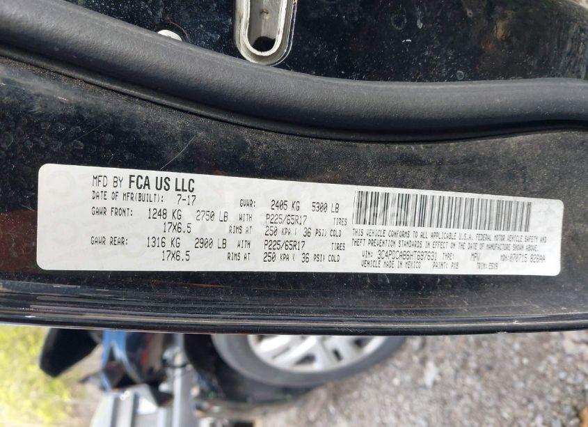 Photo 9 of 2017 Dodge Journey SE (VIN 3C4PDCAB6HT697631)