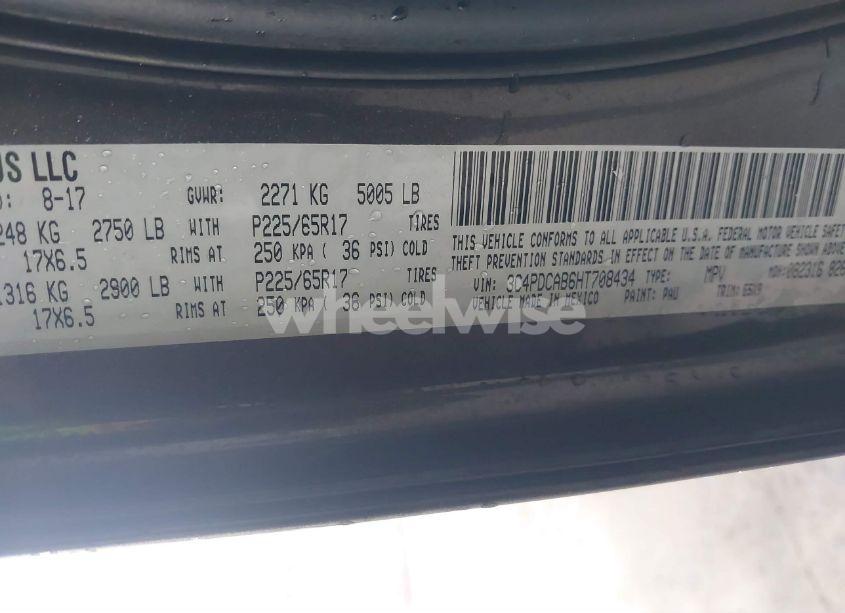 Photo 9 of 2017 Dodge Journey SE (VIN 3C4PDCAB6HT708434)