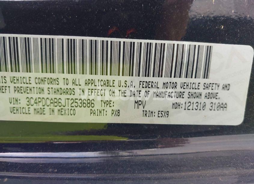 Photo 9 of 2018 Dodge Journey SE (VIN 3C4PDCAB6JT253686)