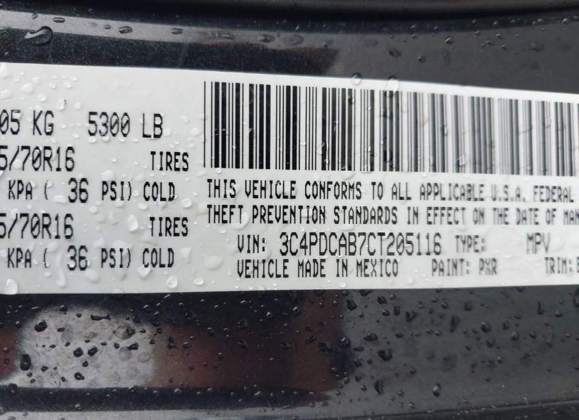 Photo 9 of 2012 Dodge Journey SE/AVP (VIN 3C4PDCAB7CT205116)