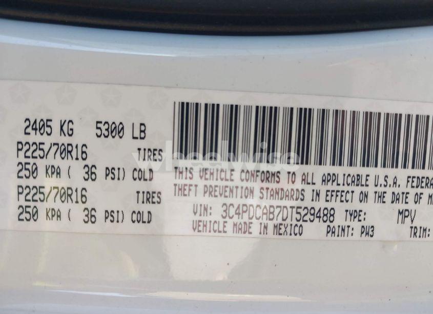Photo 9 of 2013 Dodge Journey AMERICAN VALUE PKG (VIN 3C4PDCAB7DT529488)