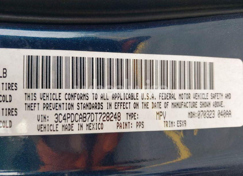 Photo 9 of 2013 Dodge Journey SE (VIN 3C4PDCAB7DT728248)