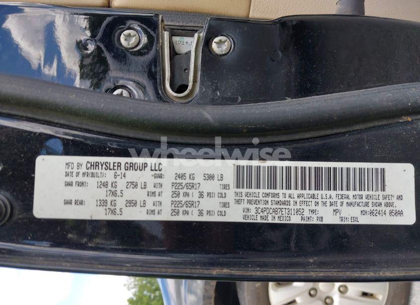 Photo 9 of 2014 Dodge Journey AMERICAN VALUE PKG (VIN 3C4PDCAB7ET311052)