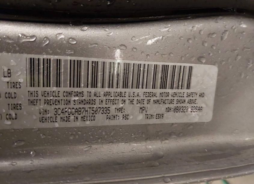 Photo 9 of 2017 Dodge Journey SE (VIN 3C4PDCAB7HT507335)