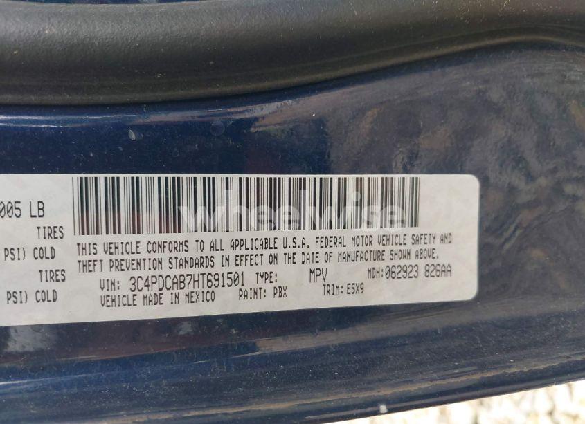 Photo 9 of 2017 Dodge Journey SE (VIN 3C4PDCAB7HT691501)