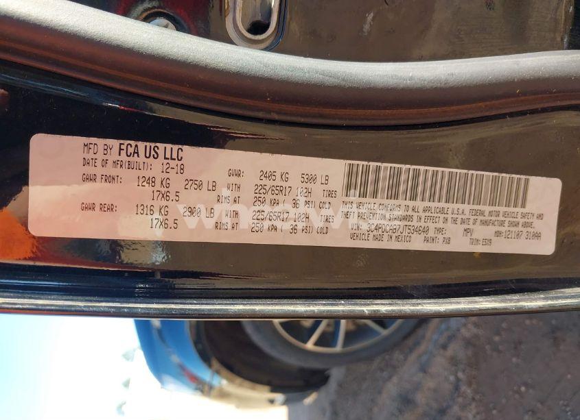 Photo 9 of 2018 Dodge Journey SE (VIN 3C4PDCAB7JT534640)