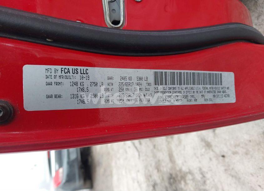 Photo 9 of 2019 Dodge Journey SE VALUE PACKAGE (VIN 3C4PDCAB7KT864585)