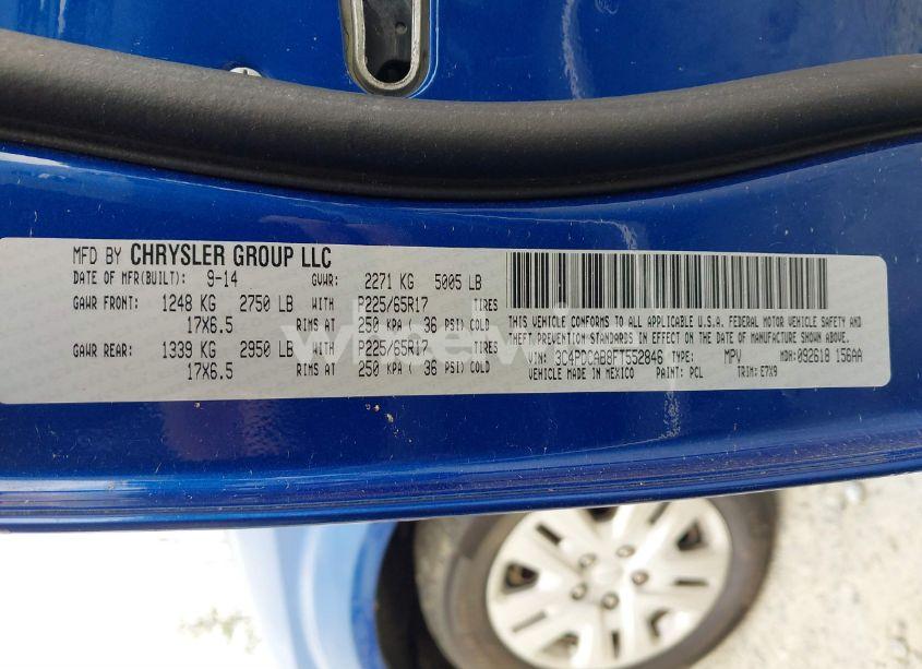 Photo 9 of 2015 Dodge Journey SE (VIN 3C4PDCAB8FT552846)