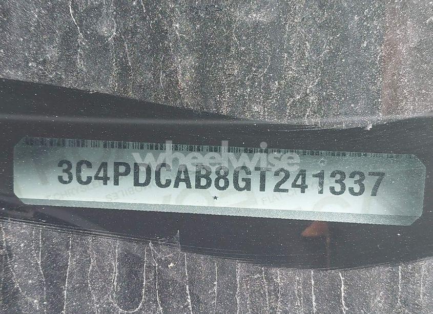 Photo 9 of 2016 Dodge Journey SE (VIN 3C4PDCAB8GT241337)