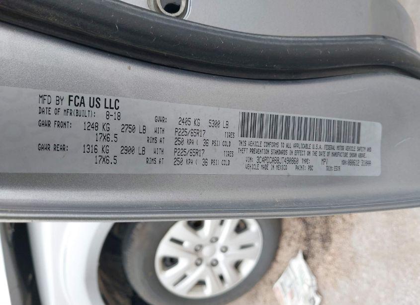 Photo 9 of 2018 Dodge Journey SE (VIN 3C4PDCAB8JT490860)