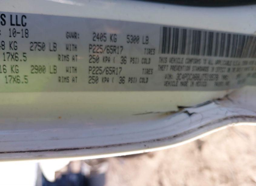 Photo 9 of 2018 Dodge Journey SE (VIN 3C4PDCAB8JT519578)