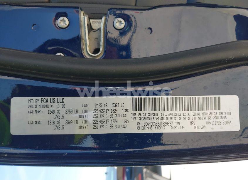 Photo 9 of 2018 Dodge Journey SE (VIN 3C4PDCAB8JT529897)