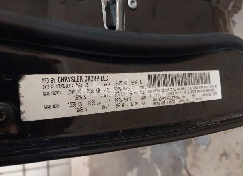 Photo 9 of 2012 Dodge Journey SE/AVP (VIN 3C4PDCAB9CT356085)