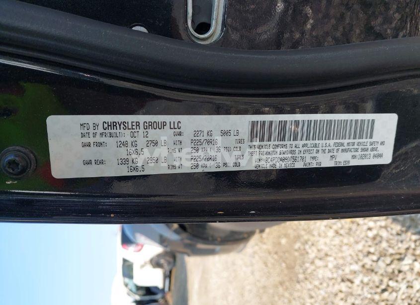 Photo 9 of 2013 Dodge Journey SE (VIN 3C4PDCAB9DT561701)