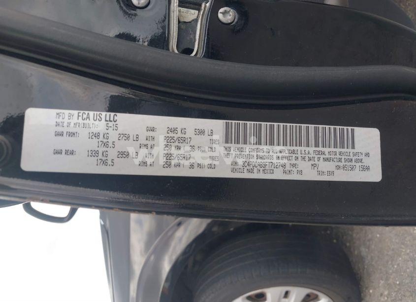 Photo 9 of 2015 Dodge Journey AMERICAN VALUE PKG (VIN 3C4PDCAB9FT712748)