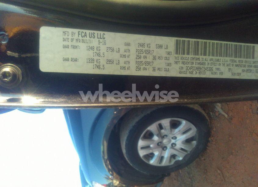 Photo 9 of 2017 Dodge Journey SE (VIN 3C4PDCAB9HT545326)