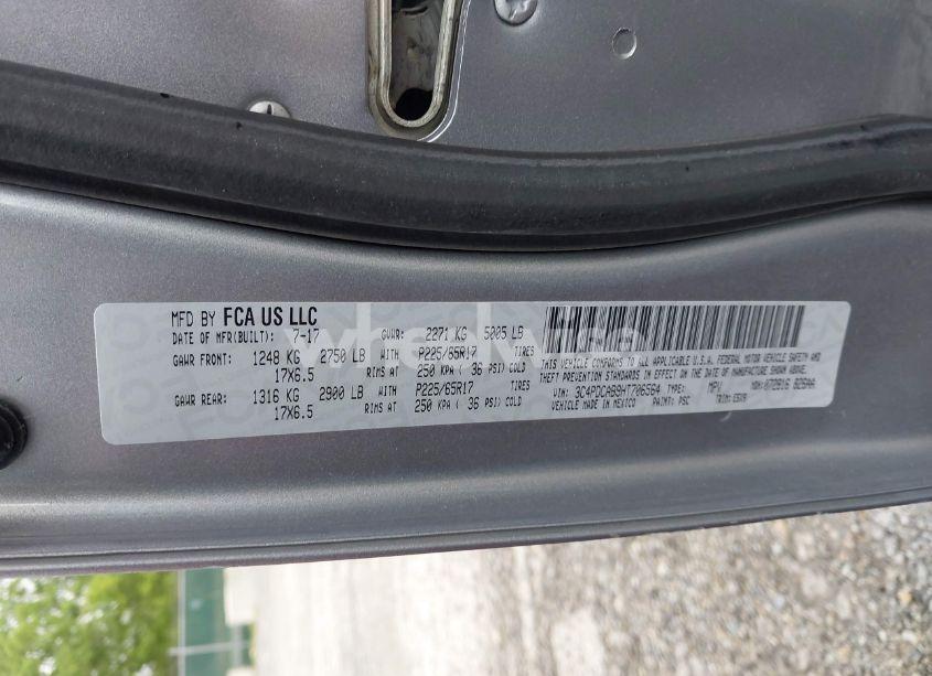 Photo 9 of 2017 Dodge Journey SE (VIN 3C4PDCAB9HT706564)