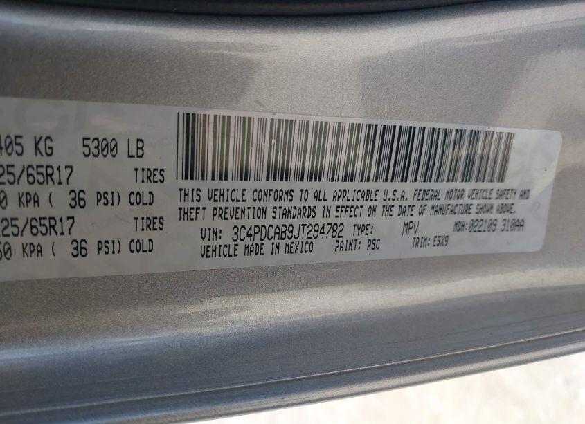 Photo 9 of 2018 Dodge Journey SE (VIN 3C4PDCAB9JT294782)