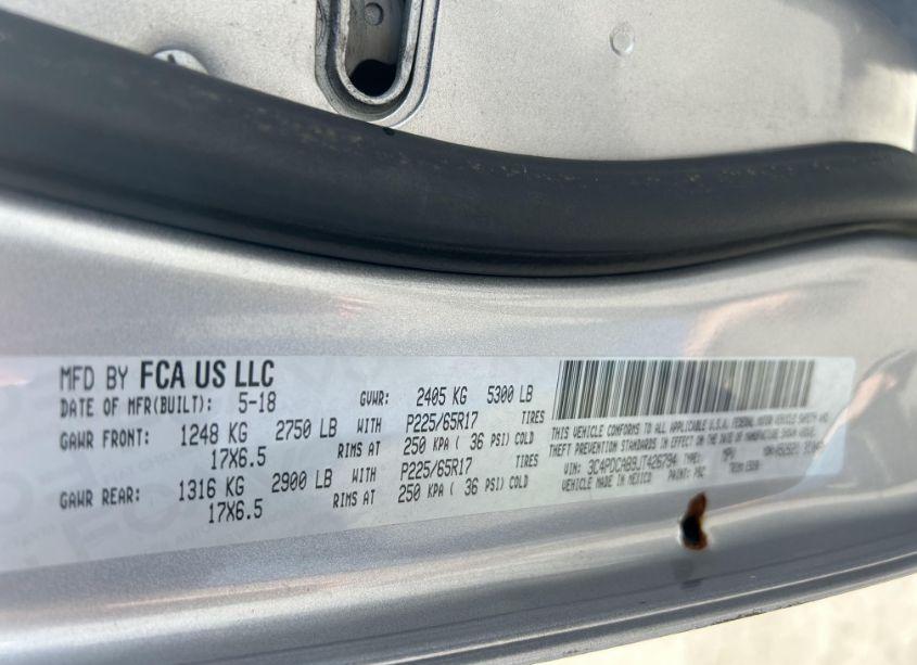 Photo 9 of 2018 Dodge Journey SE (VIN 3C4PDCAB9JT426794)