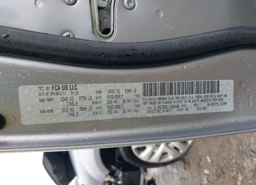 Photo 9 of 2018 Dodge Journey SE (VIN 3C4PDCAB9JT490446)