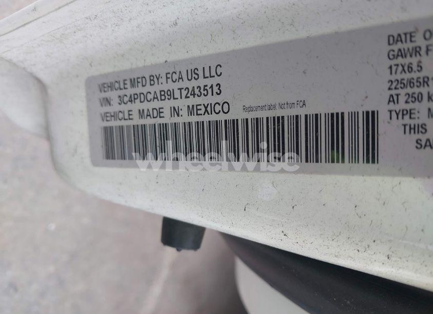 Photo 9 of 2020 Dodge Journey SE VALUE (VIN 3C4PDCAB9LT243513)