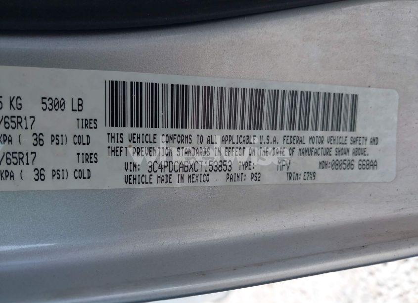 Photo 9 of 2012 Dodge Journey SE/AVP (VIN 3C4PDCABXCT153853)