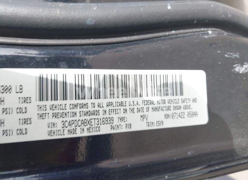 Photo 9 of 2014 Dodge Journey SE (VIN 3C4PDCABXET316939)