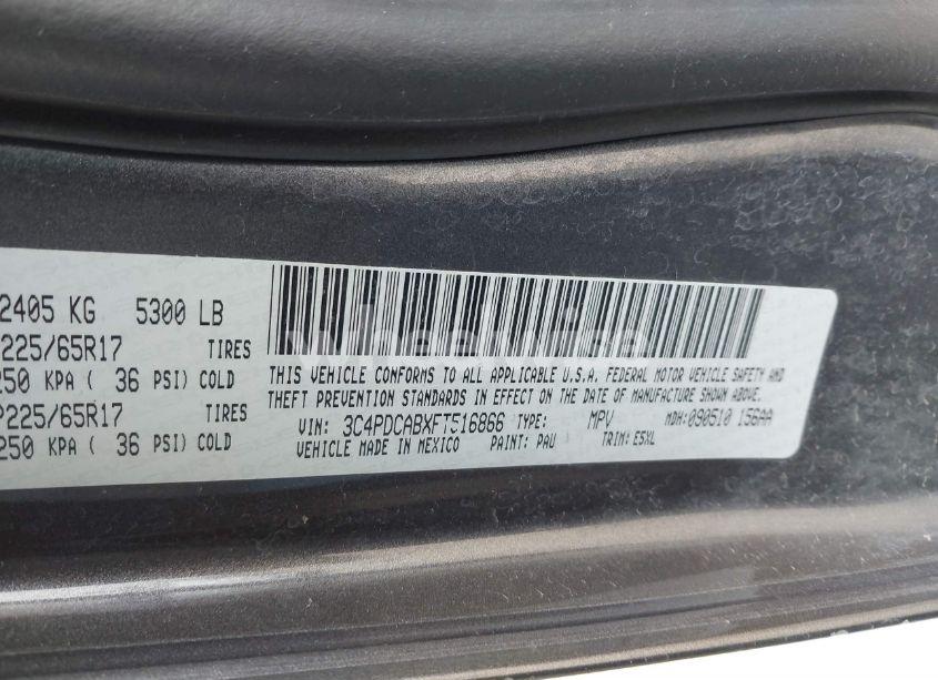 Photo 9 of 2015 Dodge Journey AMERICAN VALUE PKG (VIN 3C4PDCABXFT516866)