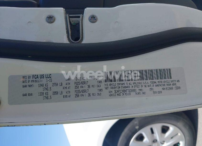 Photo 9 of 2015 Dodge Journey AMERICAN VALUE PKG (VIN 3C4PDCABXFT630091)