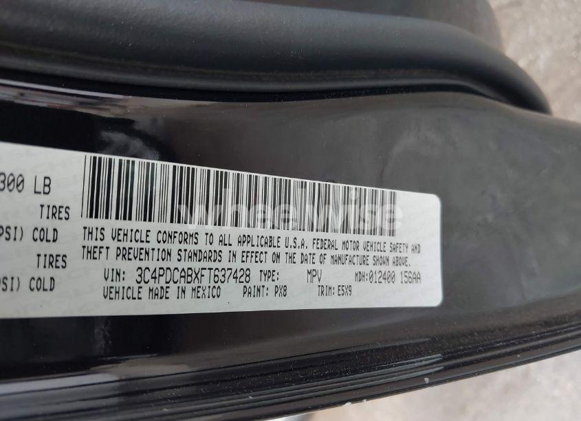 Photo 9 of 2015 Dodge Journey AMERICAN VALUE PKG (VIN 3C4PDCABXFT637428)