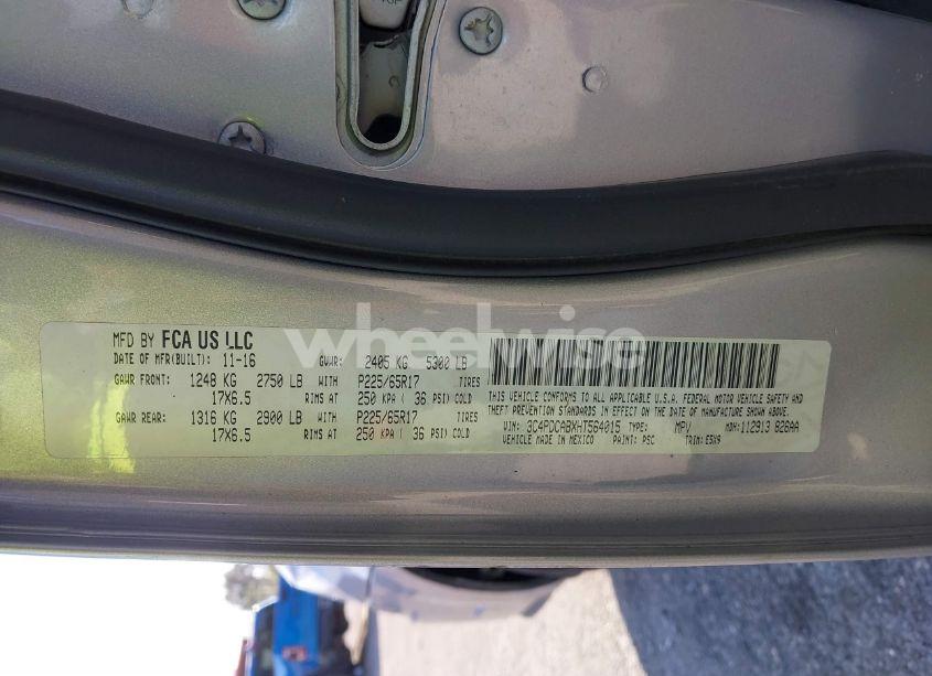 Photo 9 of 2017 Dodge Journey SE (VIN 3C4PDCABXHT564015)