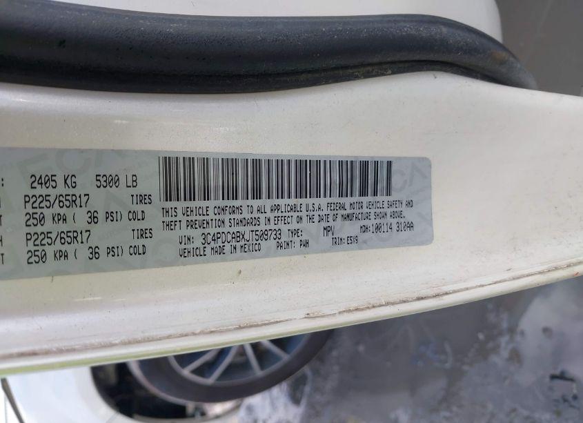 Photo 9 of 2018 Dodge Journey SE (VIN 3C4PDCABXJT509733)