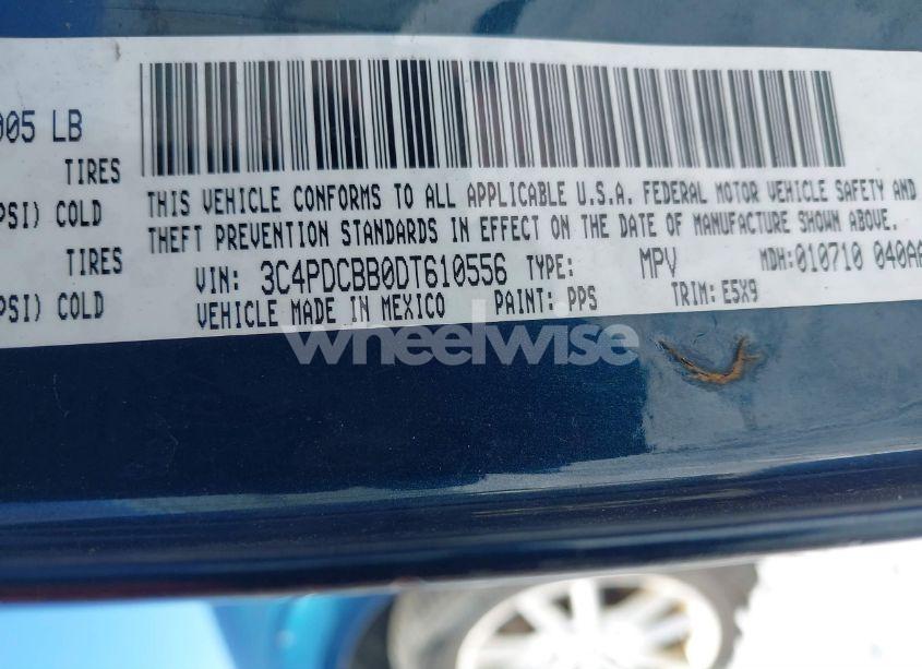 Photo 9 of 2013 Dodge Journey SXT (VIN 3C4PDCBB0DT610556)