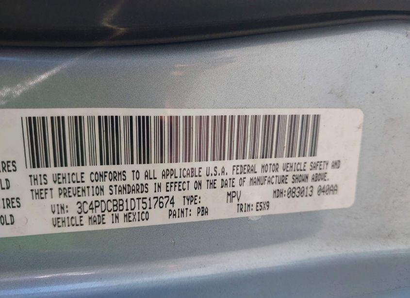 Photo 9 of 2013 Dodge Journey SXT (VIN 3C4PDCBB1DT517674)