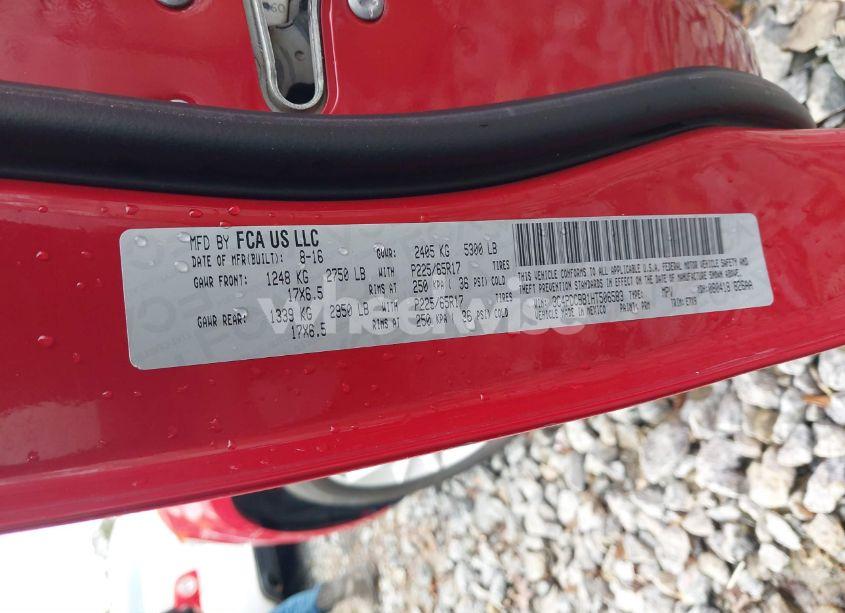 Photo 9 of 2017 Dodge Journey SXT (VIN 3C4PDCBB1HT506583)