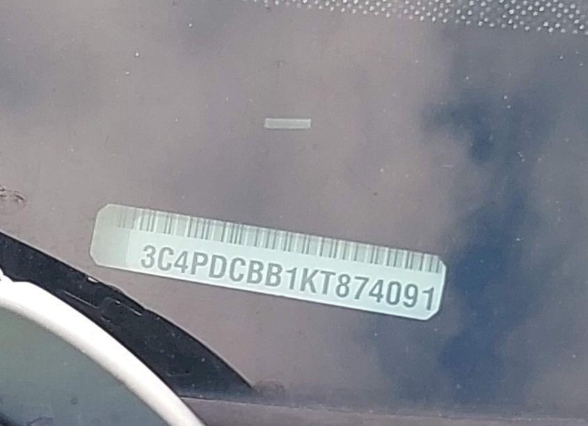 Photo 9 of 2019 Dodge Journey SE (VIN 3C4PDCBB1KT874091)