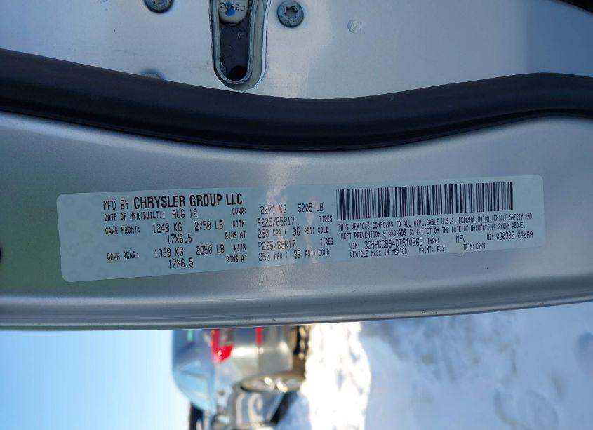 Photo 9 of 2013 Dodge Journey SXT (VIN 3C4PDCBB4DT510265)