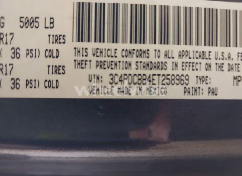 Photo 9 of 2014 Dodge Journey SXT (VIN 3C4PDCBB4ET258969)