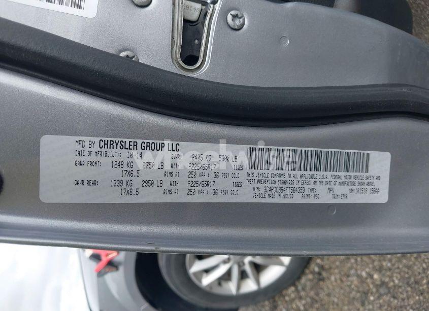 Photo 9 of 2015 Dodge Journey SXT (VIN 3C4PDCBB4FT564359)