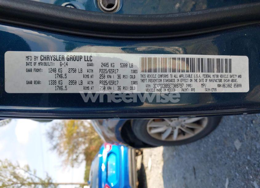 Photo 9 of 2014 Dodge Journey SXT (VIN 3C4PDCBB5ET309797)