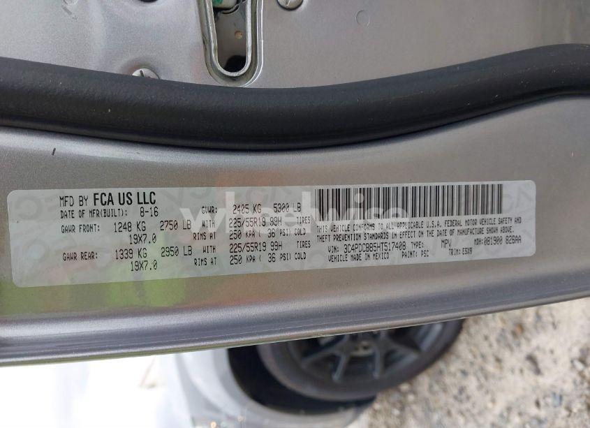 Photo 9 of 2017 Dodge Journey SXT (VIN 3C4PDCBB5HT517408)