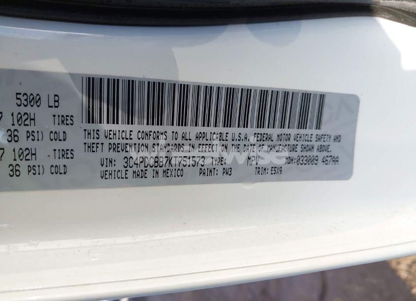 Photo 9 of 2019 Dodge Journey SE (VIN 3C4PDCBB7KT751573)