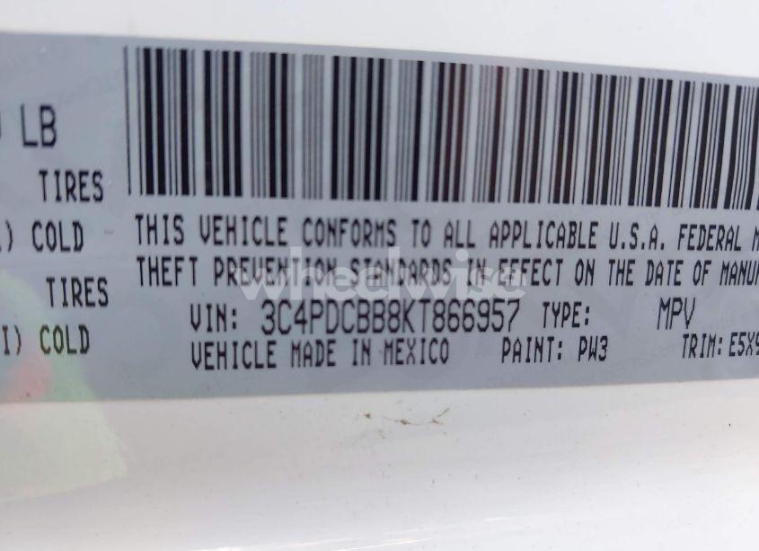 Photo 9 of 2019 Dodge Journey SE (VIN 3C4PDCBB8KT866957)