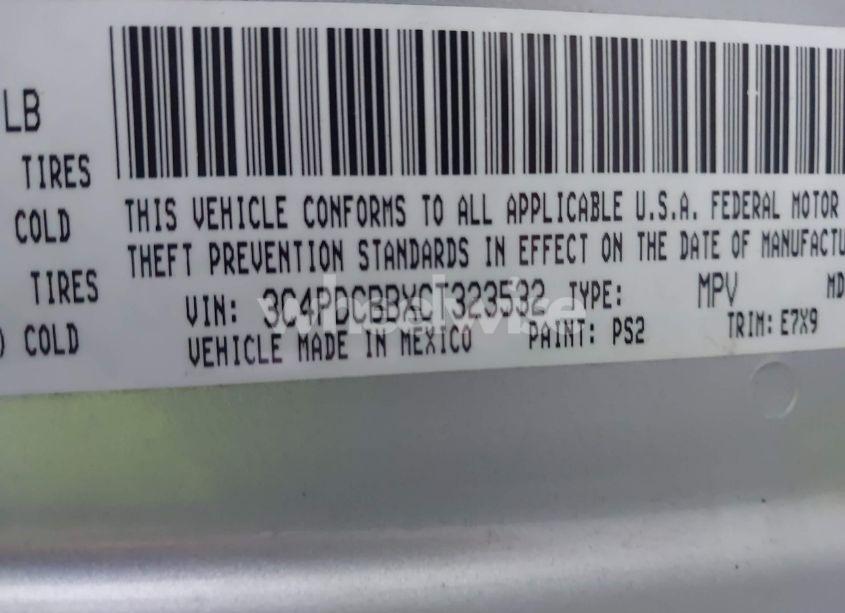 Photo 9 of 2012 Dodge Journey SXT (VIN 3C4PDCBBXCT323532)