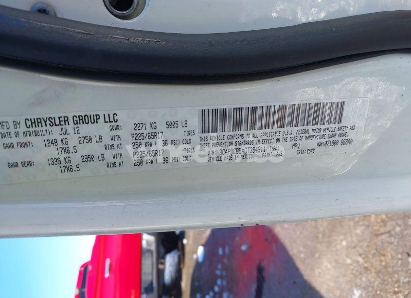 Photo 9 of 2012 Dodge Journey SXT (VIN 3C4PDCBBXCT394911)