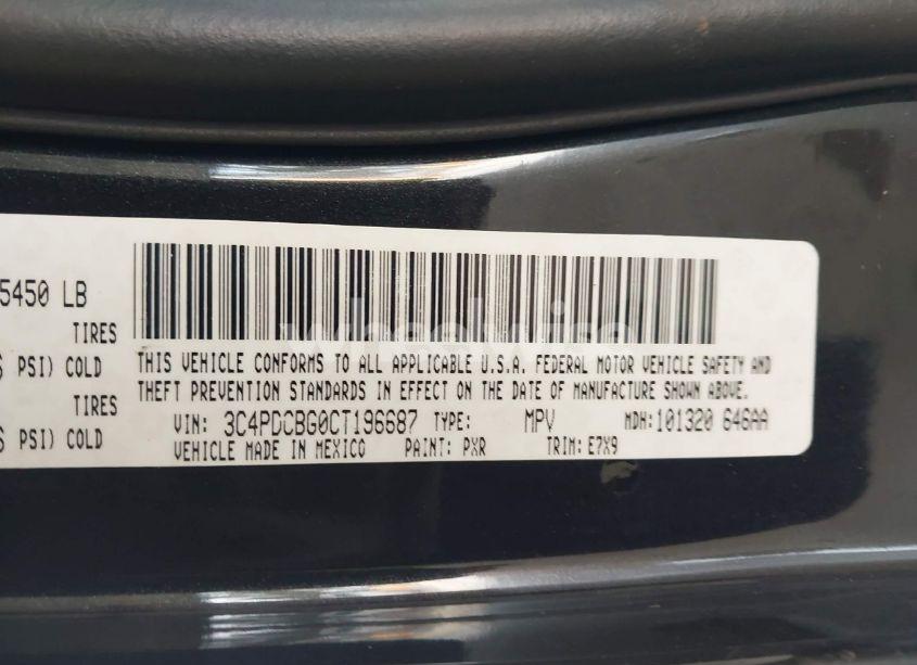 Photo 9 of 2012 Dodge Journey SXT (VIN 3C4PDCBG0CT196687)